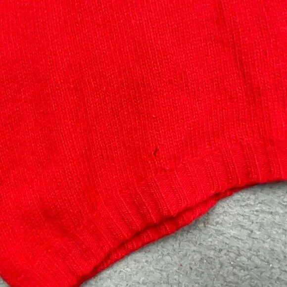 Vintage Minklander Darlene Sweater 38 Small Women Red Lambswool Made in USA - Picture 10 of 10
